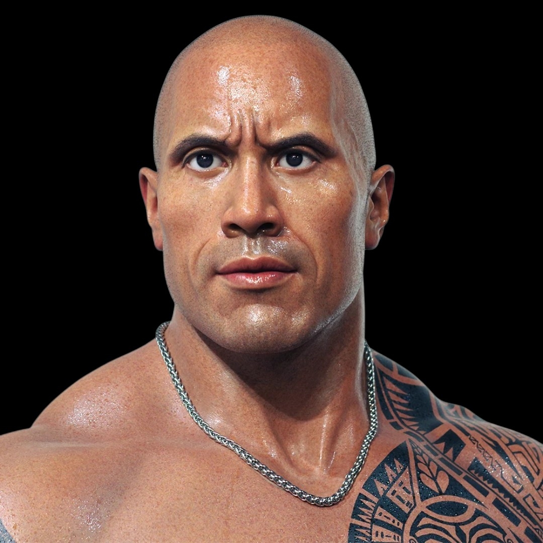 DWAYNE "THE ROCK" JOHNSON (Black Adam) Biometric Life-Size-Figur 200 cm