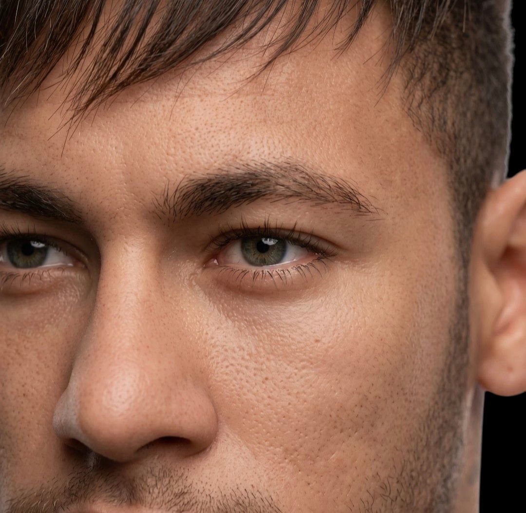 Neymar da Silva Santos Júnior (Brasilien) Biometric Life-Size-Figur 200 cm