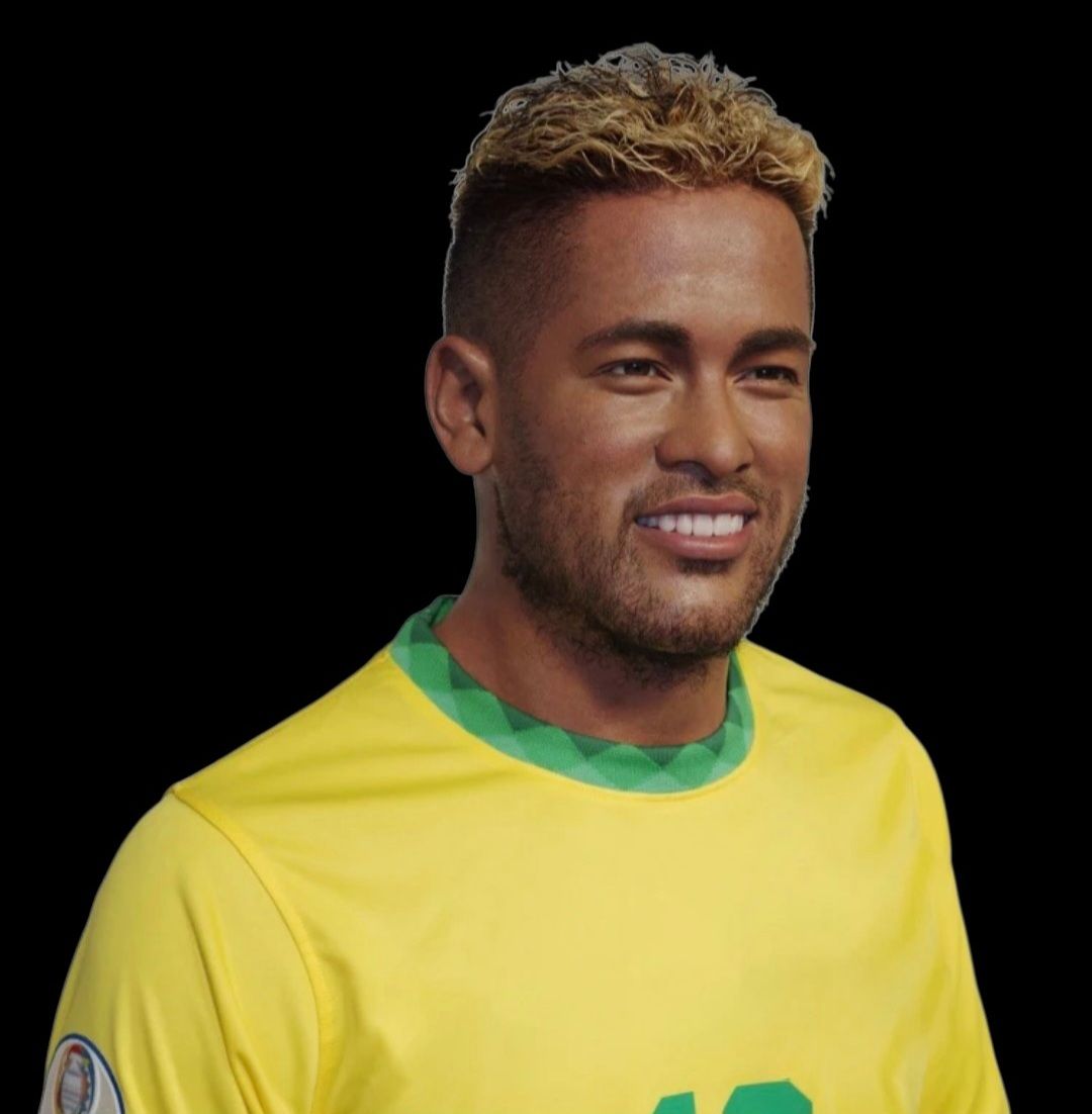 Neymar da Silva Santos Júnior (Brasilien) Biometric Life-Size-Figur 200 cm