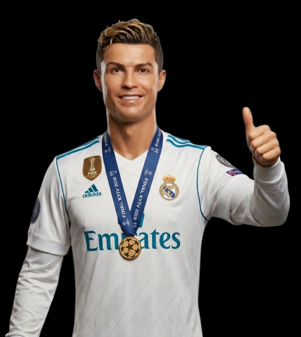 Cristiano Ronaldo (Portugal) Biometric Life-Size-Figur 200 cm